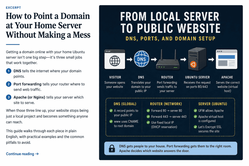 Point a Domain at Your Home Server
