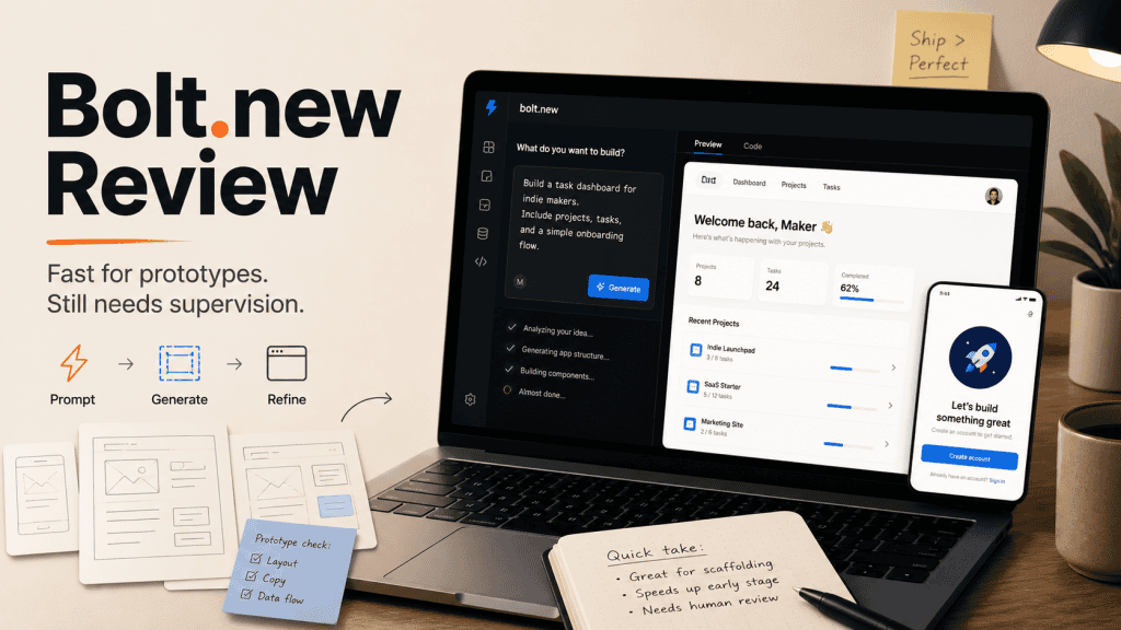 Bolt.new review and test