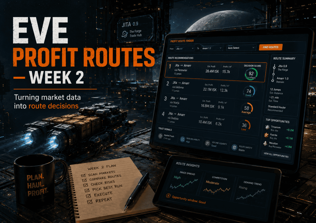 Eve Online Profit Routes - Week 2
