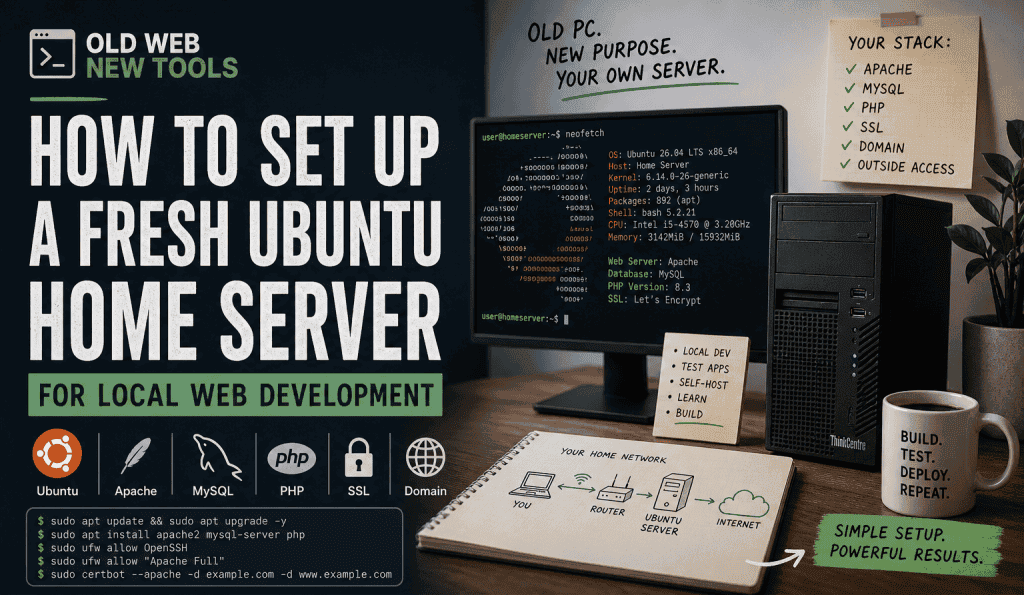 How to set up a ubuntu home server