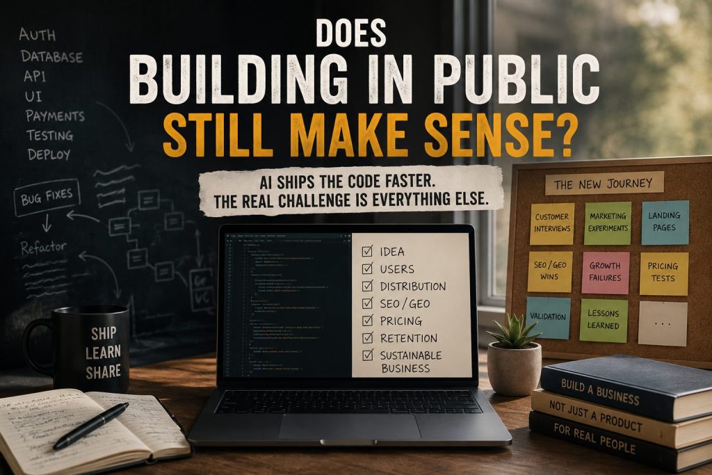 Does building in public still work?