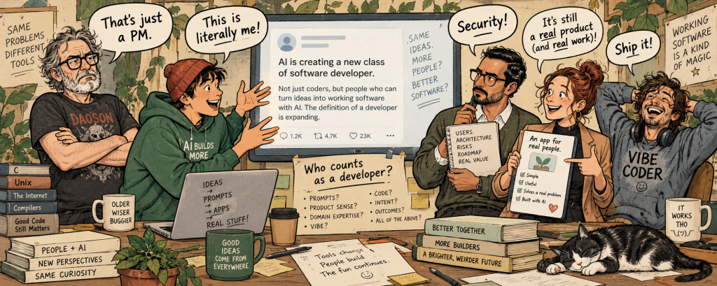 AI is expanding who can be a software developer: people using ideas, prompts and domain expertise to build useful software